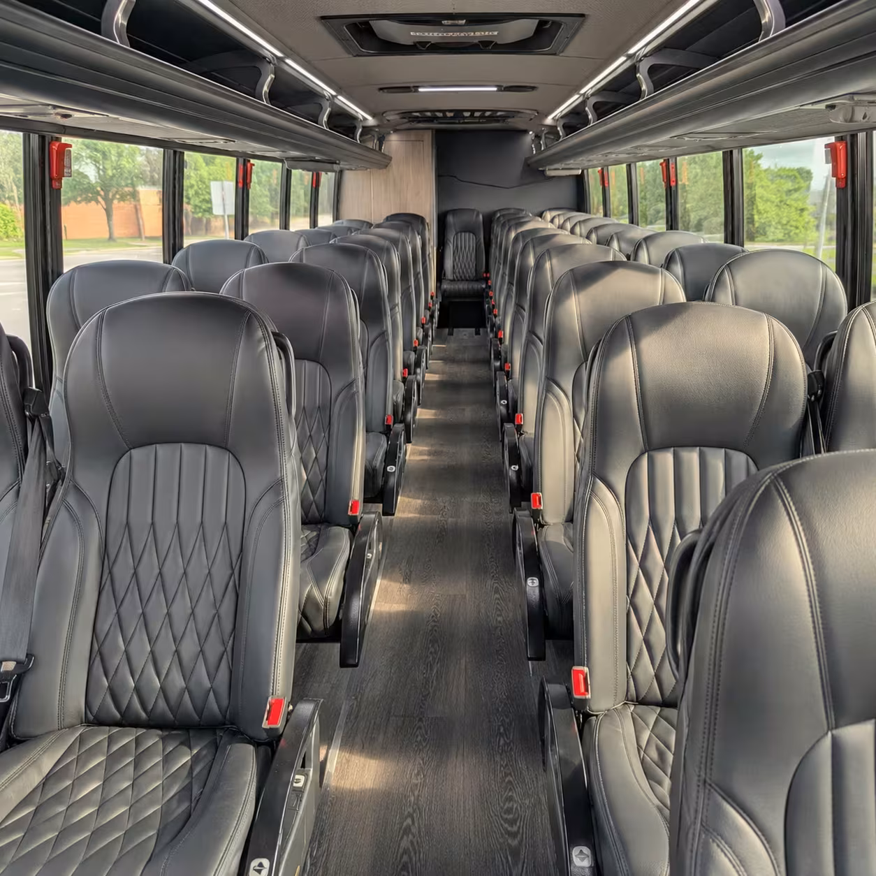 25 passenger minibus interior