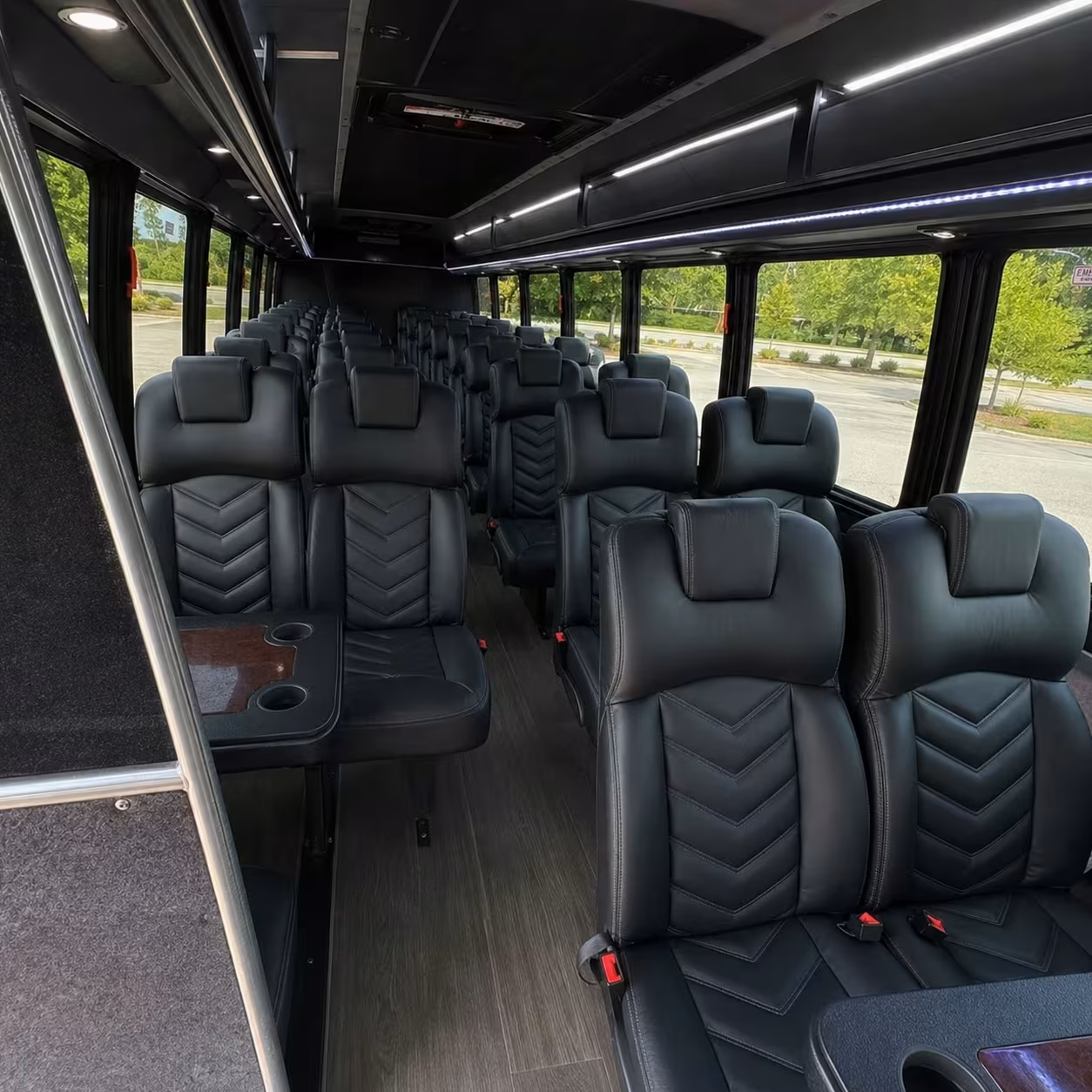 35 passenger minibus interior