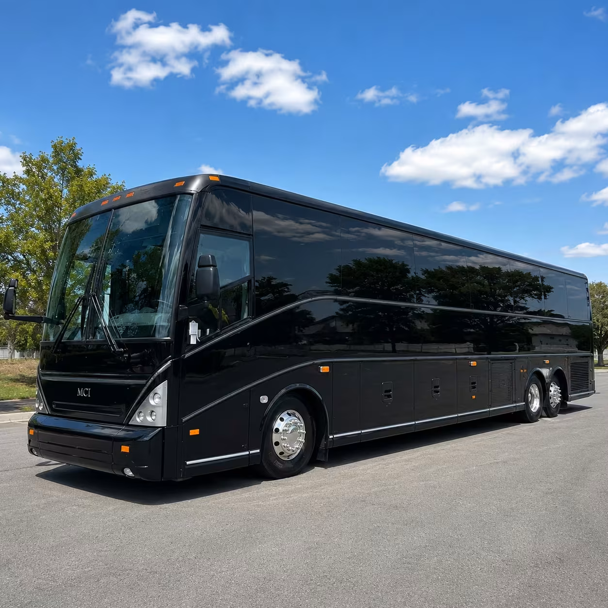56 passenger charter bus