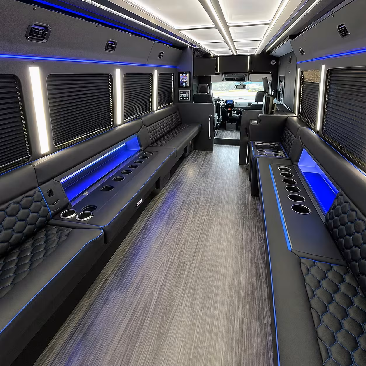 montgomery prom party bus rentals for groups of friends