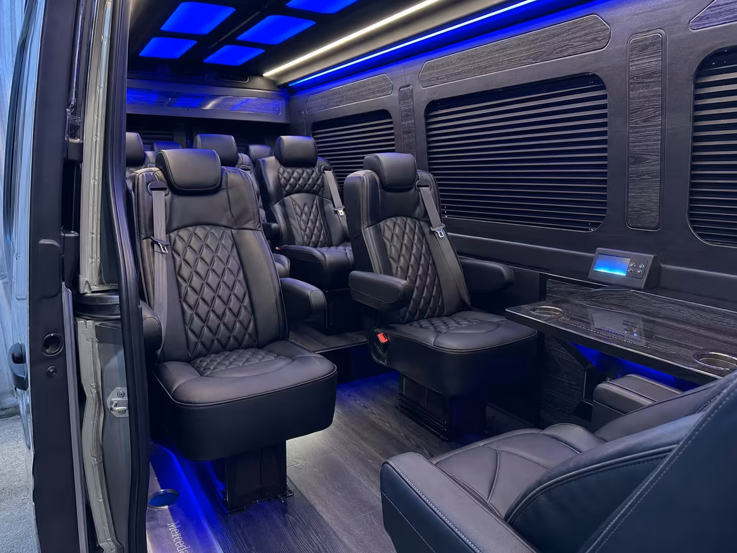 sprinter van transportation for groups and events across montgomery