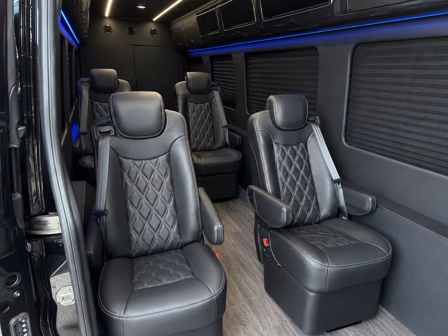 sprinter van with driver interior