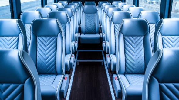 25 passenger minibus interior