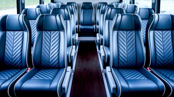 montgomery 18 passenger minibus inside