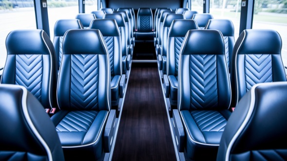 montgomery 25 passenger minibus inside