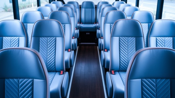 montgomery 28 passenger minibus inside