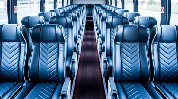 montgomery 50 passenger charter bus inside