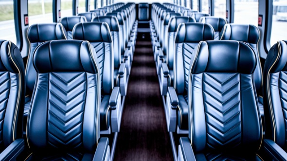 montgomery 55 passenger charter bus inside