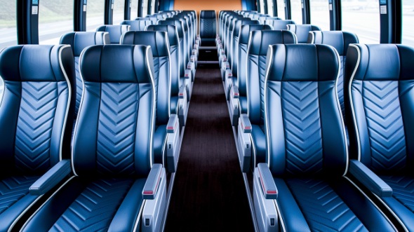 montgomery 56 passenger charter bus inside