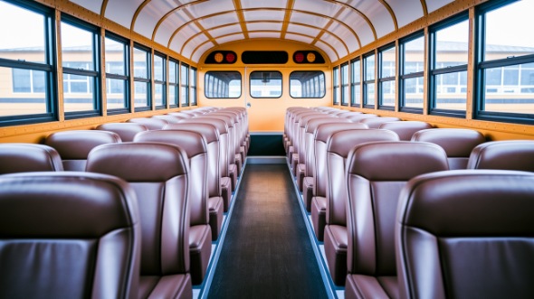 school bus rental interior montgomery