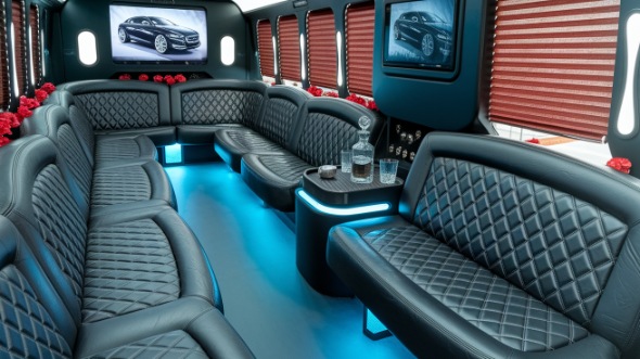 sprinter limo rental interior montgomery